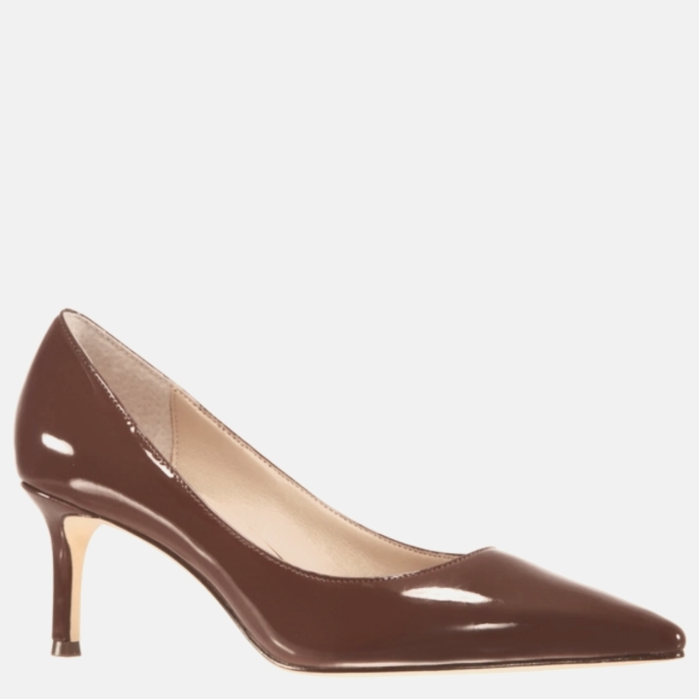 NINA60 Classic Pointed-Toe Pump Mocha 8.5
